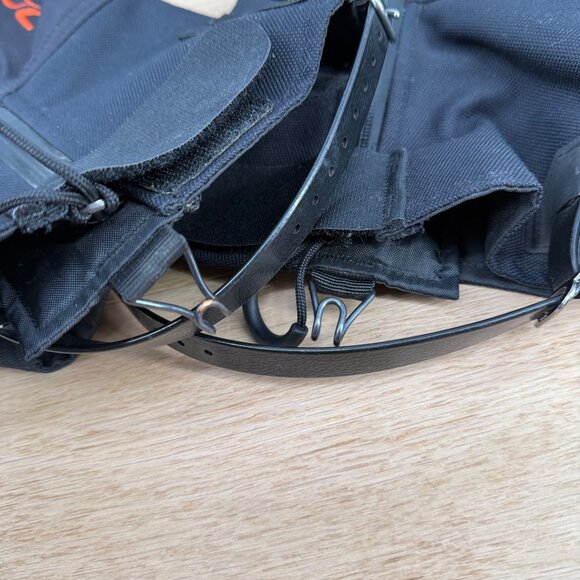 Hillsound Unisex Armadillo LT Gaiter Size Small Black Full Zip Waterproof HSG004 - Picture 5 of 12